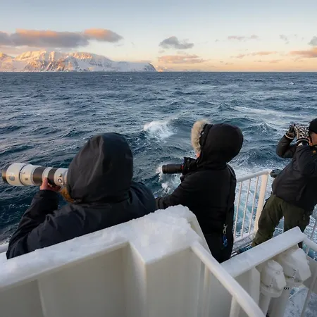 24hrs Northern Lights & Whale Watching Cruise 船上ホテル *